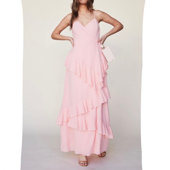 LPA | Pink Ruffle Dress - Picture 2 of 8